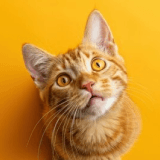 foto de um gatinho laranja